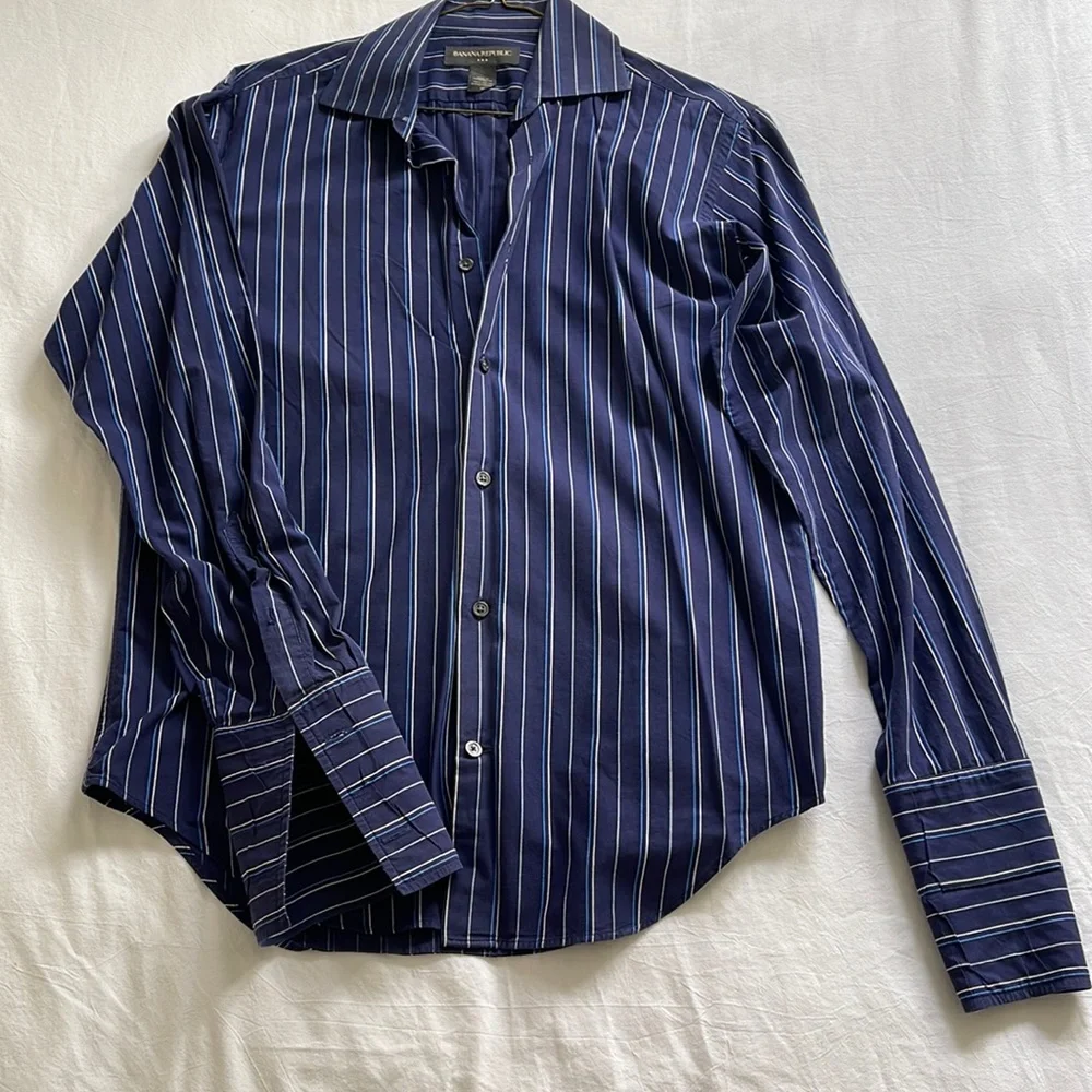 Banana Republic blue button down